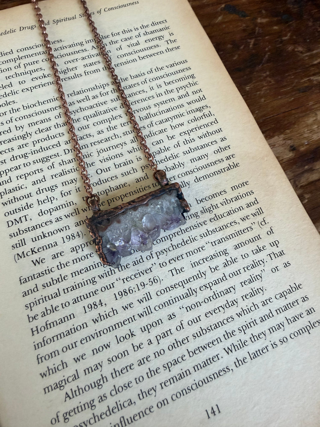 The Raw Earth Talisman // Amethyst Stalactite 𓆃