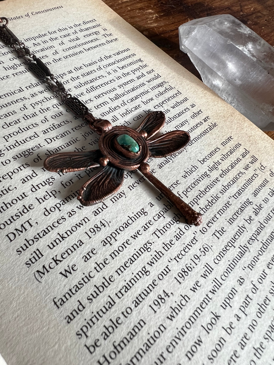 The Eternal Life Talisman // Turquoise Dragonfly 𓆃