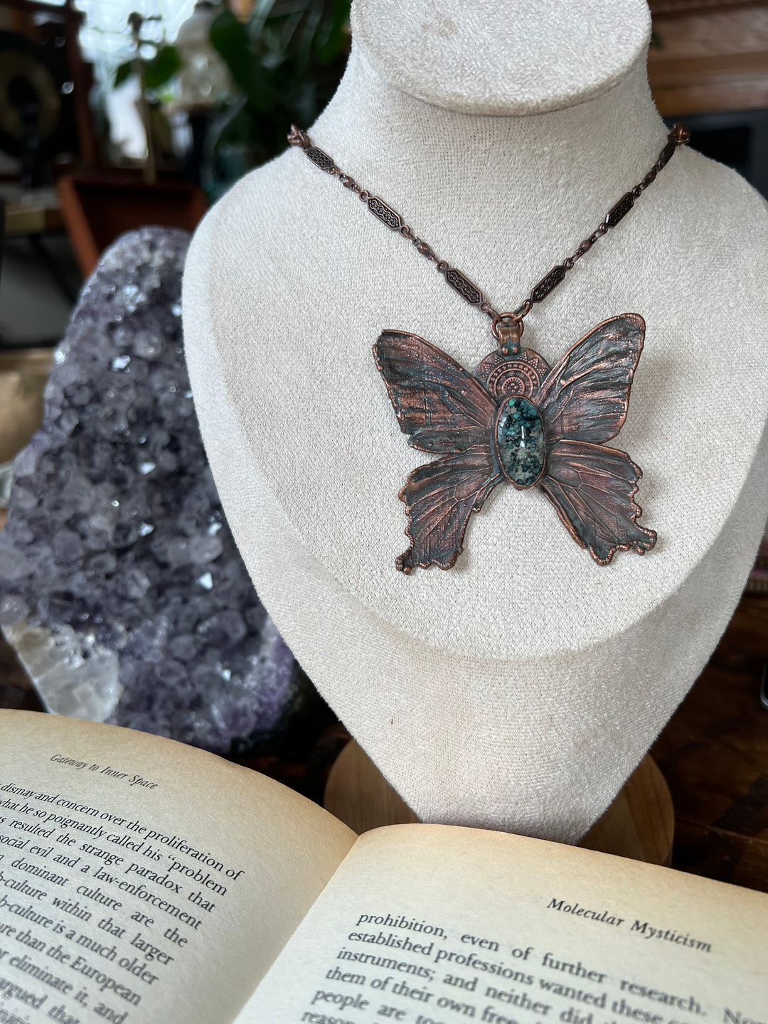 The Metamorphosis Talisman // Turquoise Butterfly 𓆃