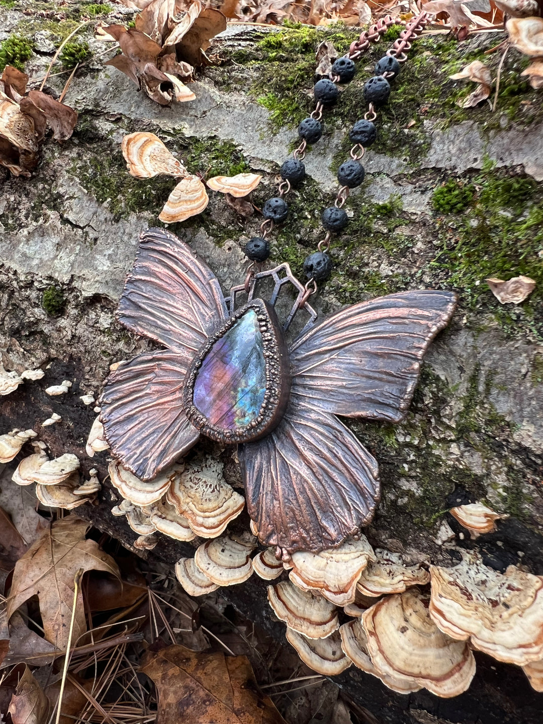 Metamorphosis Talisman // Labradorite Butterfly 𓆃