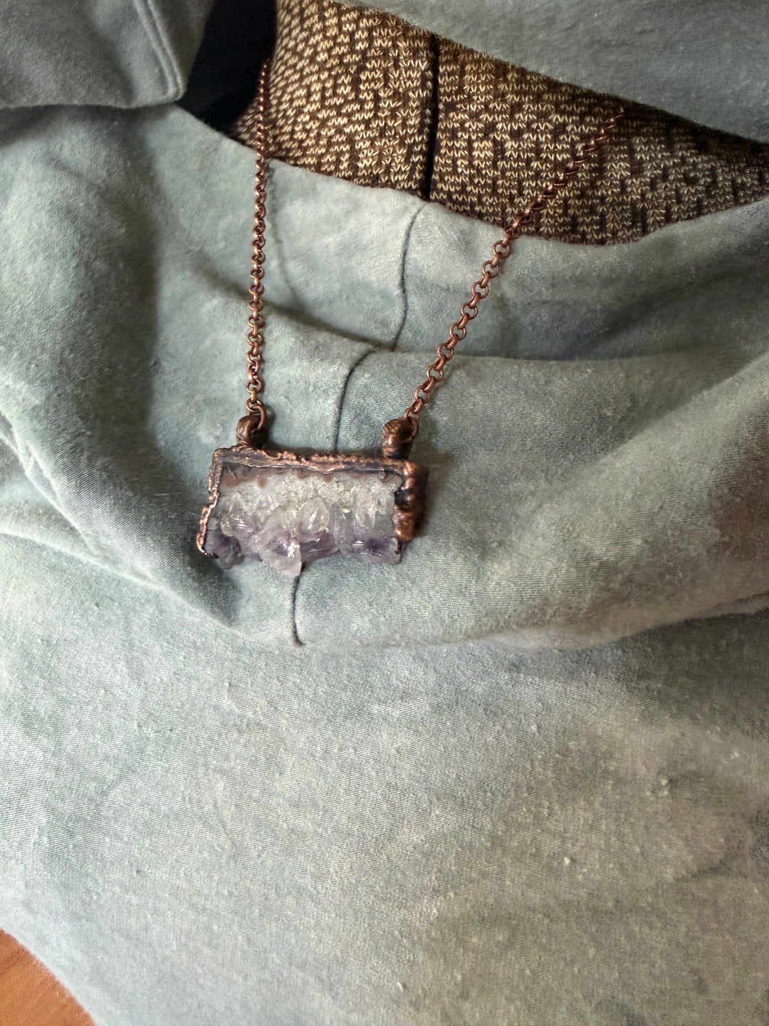 The Raw Earth Talisman // Amethyst Stalactite 𓆃