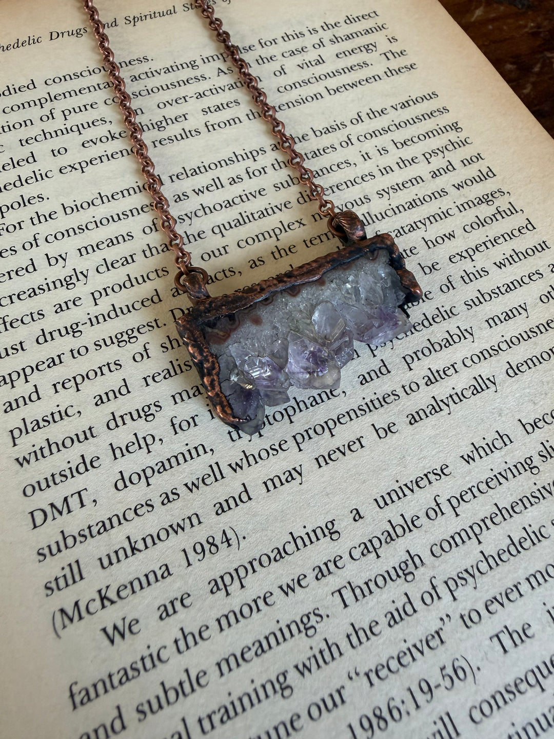 The Raw Earth Talisman // Amethyst Stalactite 𓆃