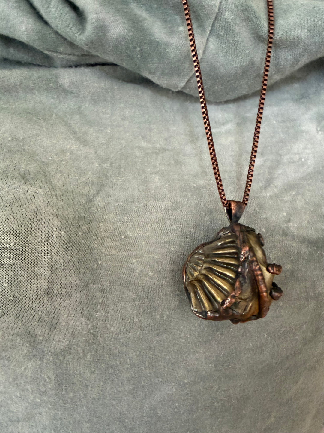 The Of Earth Amulet // Ammonite Negative 𓆃