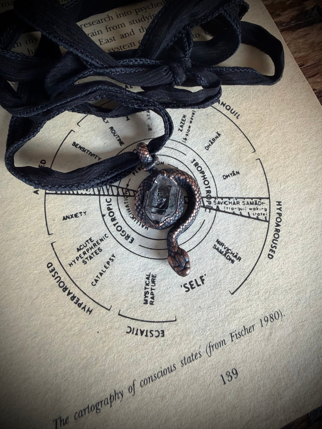 The Serpent Amulet // Herkimer Quartz