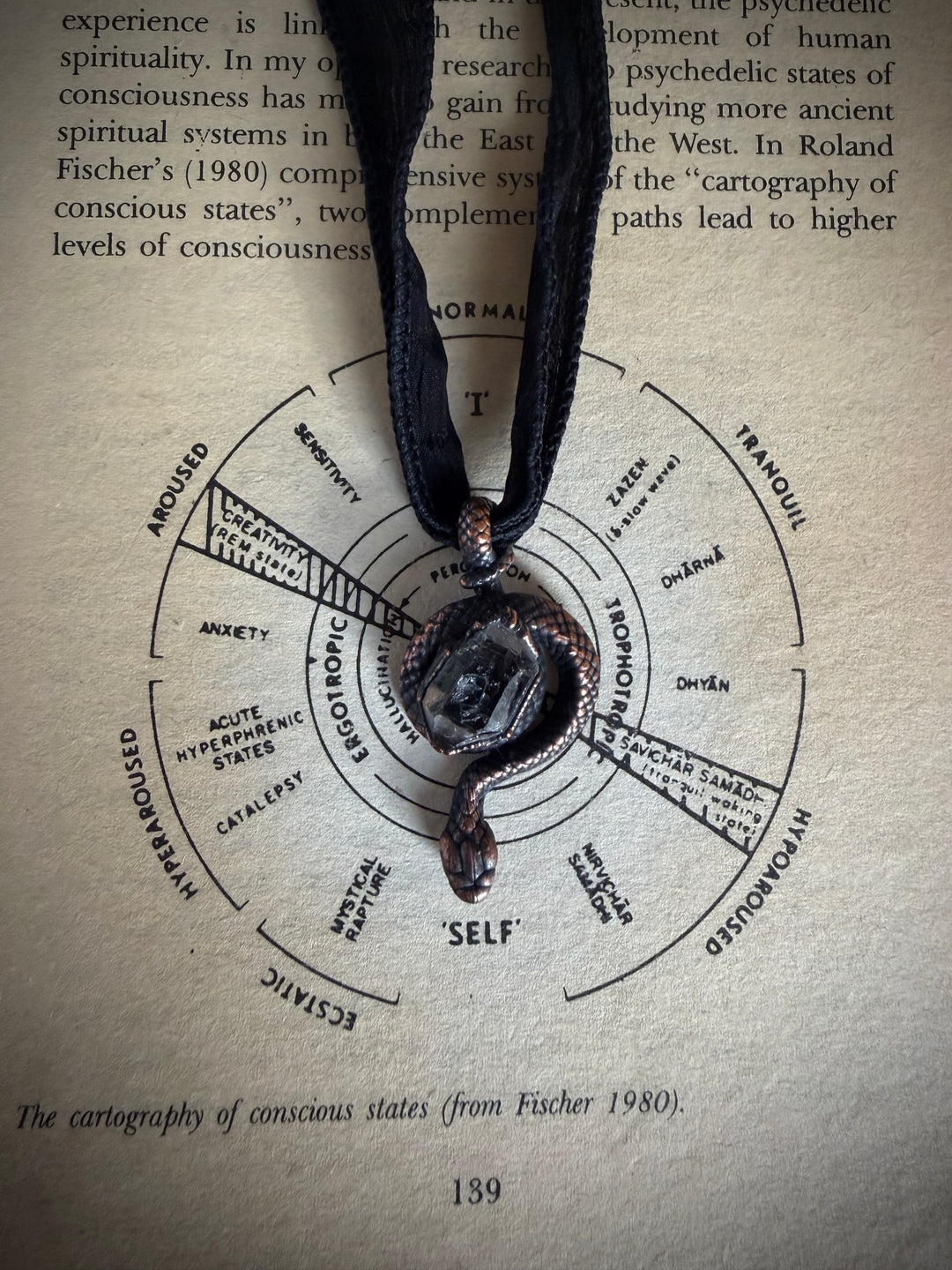 The Serpent Amulet // Herkimer Quartz