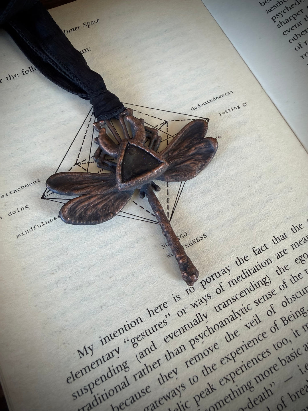 The Eternal Life Talisman // Labradorite Dragonfly 𓆃