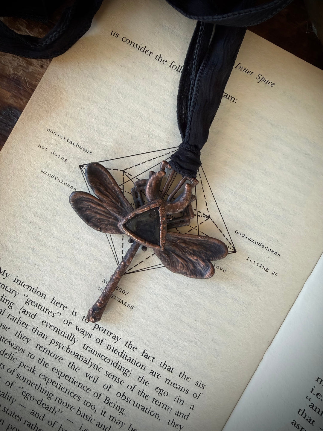 The Eternal Life Talisman // Labradorite Dragonfly 𓆃